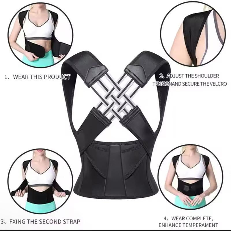 Posture Corrector Pro Back Stretcher Relieve Back Pain for Women & Men Sports & Outdoor Accessories Unisex