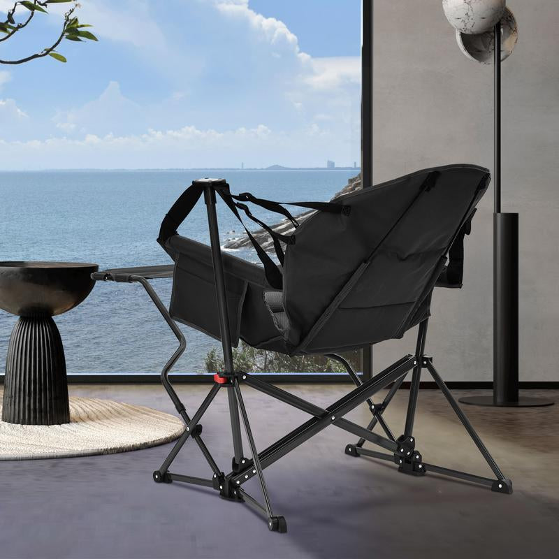 【Memorial Day】Gdy Hammock Hammock Camping Chair, Swing Chair with Pedal, Max 450 Lbs Capacity Hammock Life