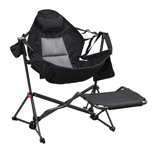 【Memorial Day】Gdy Hammock Hammock Camping Chair, Swing Chair with Pedal, Max 450 Lbs Capacity Hammock Life